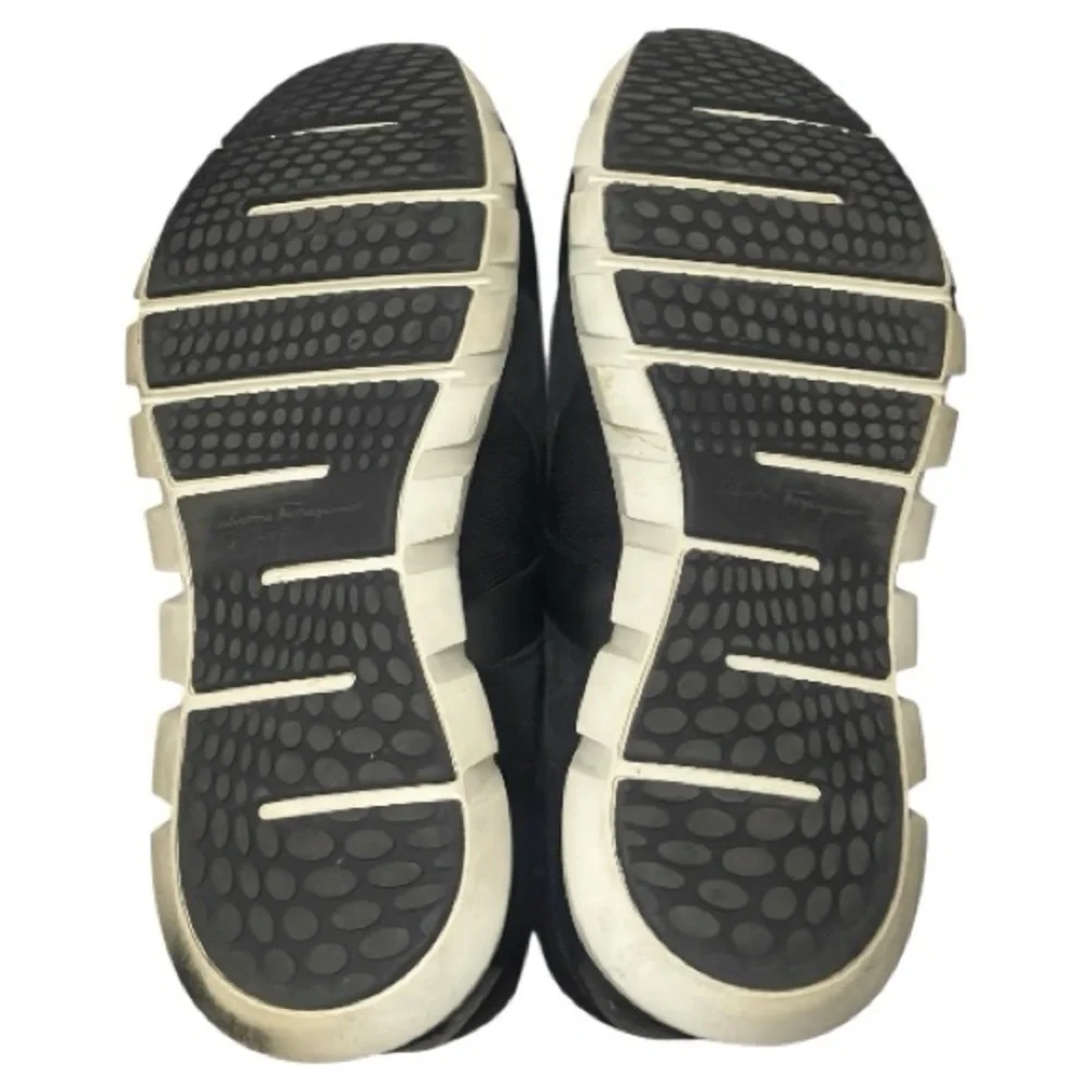 Salvatore Ferragamo Black and Gray Sneakers - Picture 4 of 12